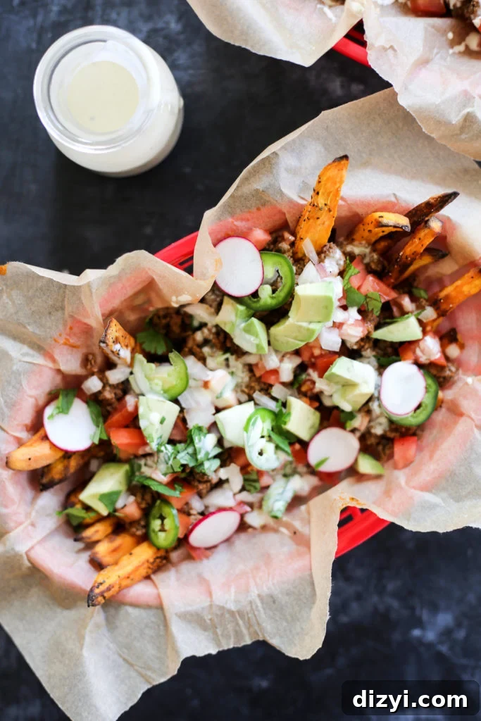 Loaded Sweet Potato Fries